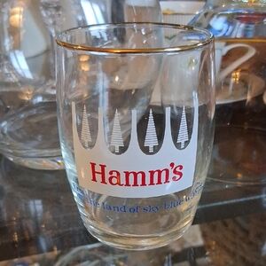 HAMM'S BARREL GLASS